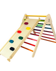 Wooden Montessori Climbing Triangle (color)