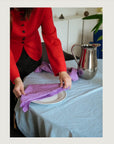 Table napkins, purple, package of 4 - 40 x 40 cm