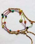 Set of necklace and bracelet