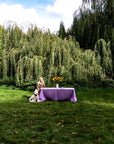 Table Cloth, Lilac 150 x 300 cm.