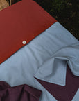 'Sections' tablecloth Red (Brick)