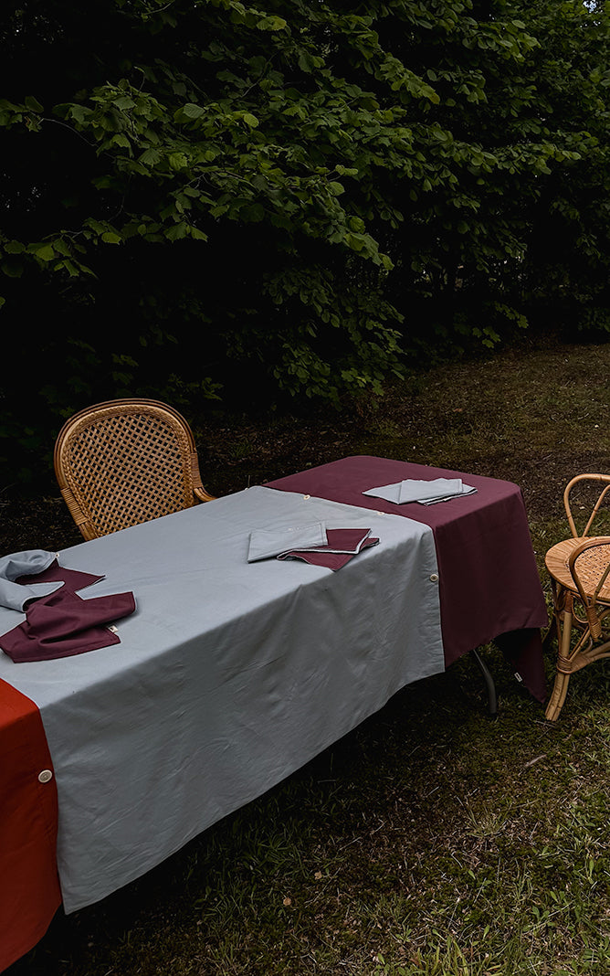 'Sections' tablecloth Light blue
