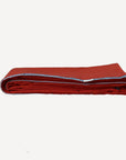 Two-coloured tablecloth Brick red/Light blue