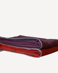 Two-coloured tablecloth Aubergine/Light blue