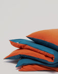 Full set of baby bedding, Orange+Navy